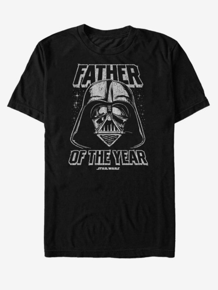 ZOOT.Fan Schwarzes Unisex-T-Shirt ZOOT.Fan Darth Vader Vater des Jahres