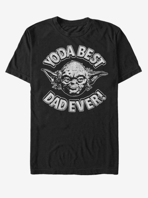 ZOOT.Fan Schwarzes Unisex T-Shirt ZOOT.Fan Star Wars Yoda Best Dad