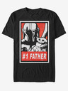 ZOOT.Fan Schwarzes Unisex-T-Shirt ZOOT.Fan Star Wars Galaxy Dad