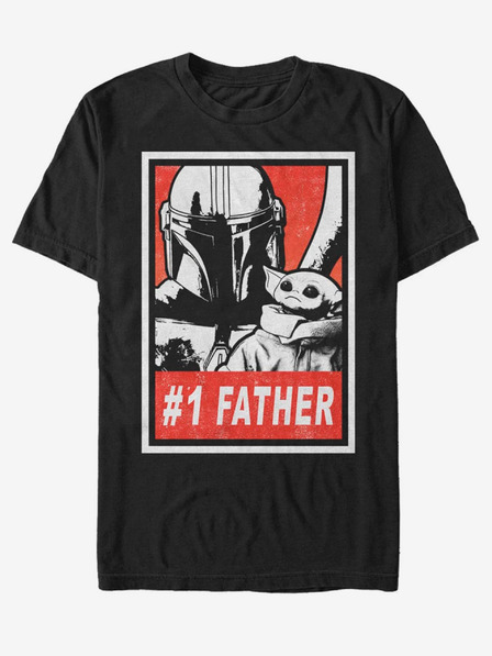 ZOOT.Fan Schwarzes Unisex-T-Shirt ZOOT.Fan Star Wars Galaxy Dad