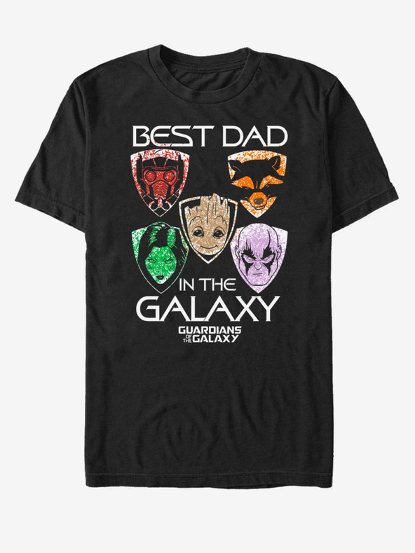 ZOOT.Fan Bester Papa der Galaxie Guardians of the Galaxy ZOOT.FAN Marvel - Unisex-T-Shirt