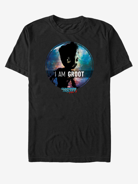 ZOOT.Fan Schwarzes Unisex-T-Shirt I Am Groot Guardians of the Galaxy vol. 2 Marvel