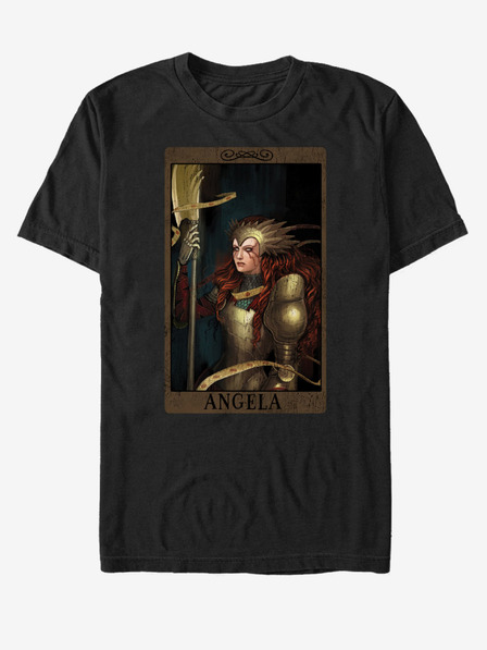 ZOOT.Fan Schwarzes Unisex-T-Shirt Angela Guardians of the Galaxy ZOOT.FAN Marvel