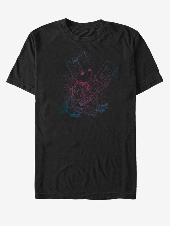 ZOOT.Fan Schwarzes Unisex Groot Guardians of the Galaxy ZOOT.FAN Marvel-T-Shirt