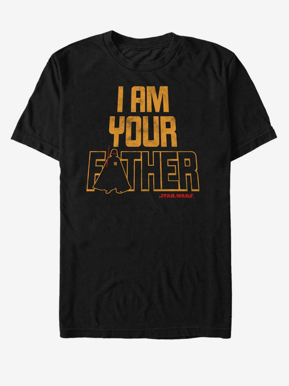 ZOOT.Fan Schwarzes Unisex-T-Shirt ZOOT.Fan Star Wars Vater Zeit