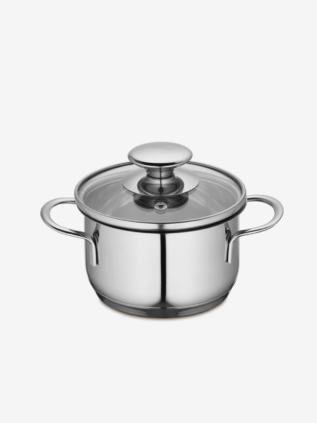 Küchenprofi Kleiner Topf mit Glasdeckel Küchenprofi (12 cm / 650 ml)