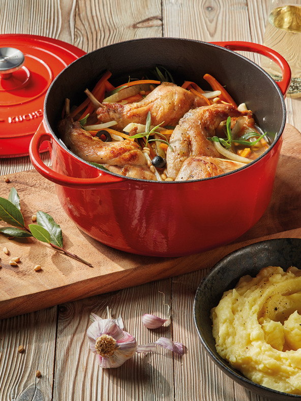 Küchenprofi Küchenprofi Provence Roter Bratentopf (28 cm)