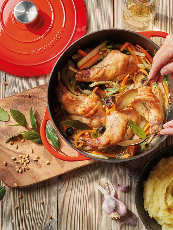 Küchenprofi Küchenprofi Provence Roter Bratentopf (28 cm)