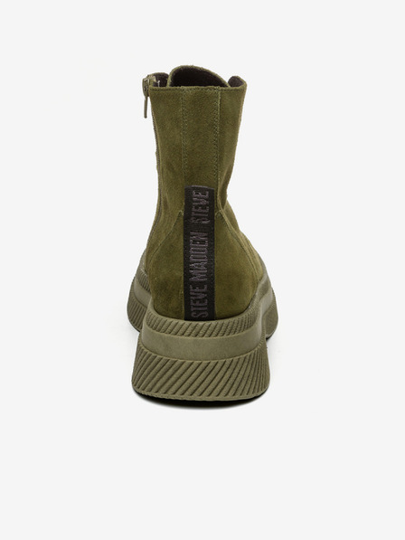 Steve Madden Dunkelgrüne Damenstiefeletten aus Wildleder Steve Madden Gaja