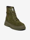 Steve Madden Dunkelgrüne Damenstiefeletten aus Wildleder Steve Madden Gaja