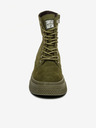 Steve Madden Dunkelgrüne Damenstiefeletten aus Wildleder Steve Madden Gaja