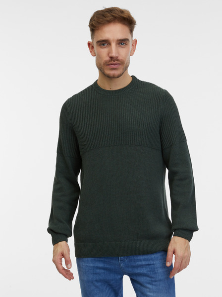 ONLY & SONS Dunkelgrüner Herren ONLY & SONS Al Pullover
