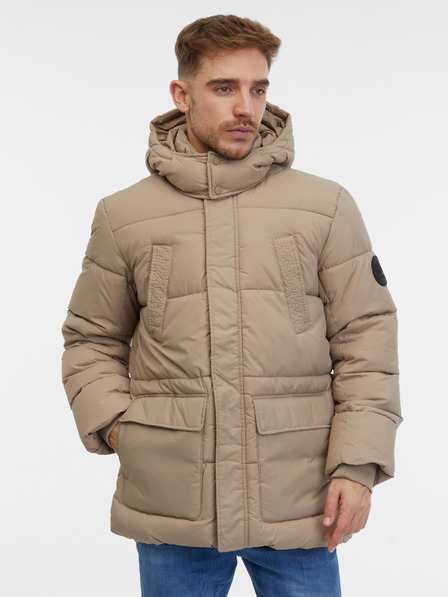 ONLY & SONS Beigefarbene ONLY & SONS Arwin Steppjacke für Herren