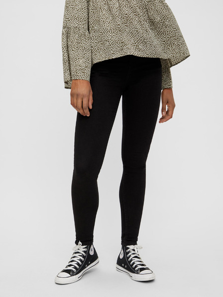 Pieces Schwarze Skinny Fit Jeans Pieces