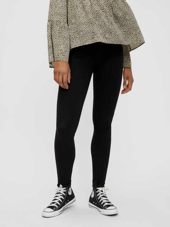 Pieces Schwarze Skinny Fit Jeans Pieces