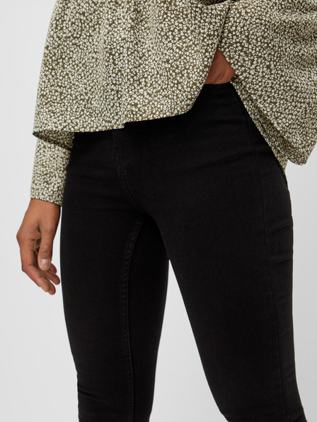 Pieces Schwarze Skinny Fit Jeans Pieces