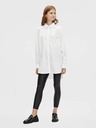 Pieces Schwarze Glanzleder-Leggings Pieces Shiny