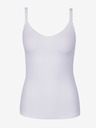Pieces Weißes Damen Basic Tank Top Pieces Plain