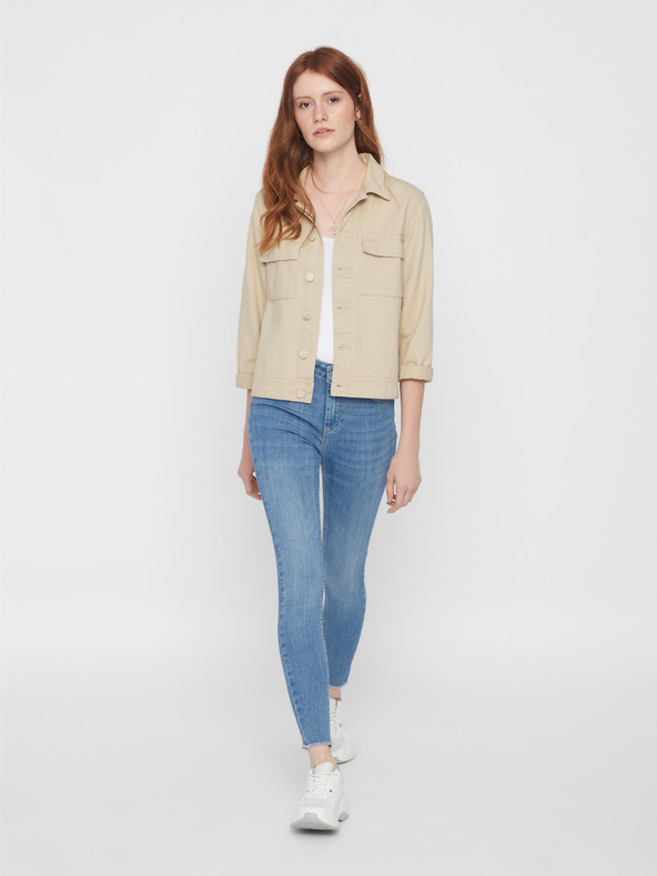 Pieces Weißes Damen Basic Tank Top Pieces Plain