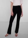Pieces Schwarze Damenjeans mit ausgestellter Passform Pieces Peggy
