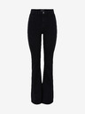 Pieces Schwarze Damenjeans mit ausgestellter Passform Pieces Peggy