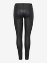 Pieces Schwarze Pieces Shape-Up Lederhosen für Frauen
