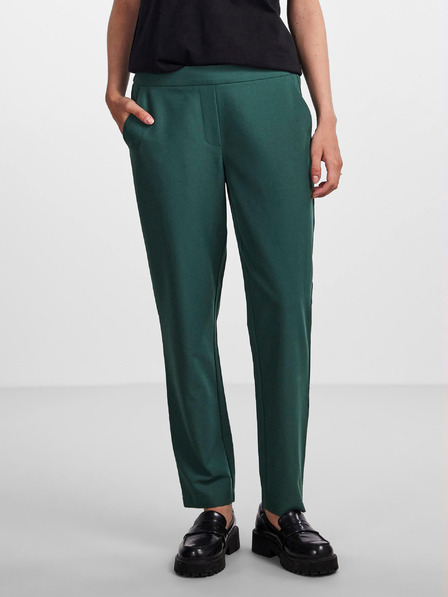 Pieces Dunkelgrüne Damenhose Pieces Boss