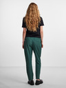 Pieces Dunkelgrüne Damenhose Pieces Boss