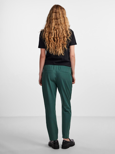 Pieces Dunkelgrüne Damenhose Pieces Boss
