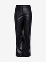 Pieces Schwarze Damen-Kunstleder-Hose Pieces Nicha
