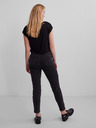 Pieces Schwarzes Basic-T-Shirt Pieces Billo