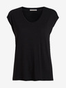 Pieces Schwarzes Basic-T-Shirt Pieces Billo