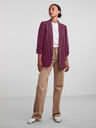 Pieces Burgunderfarbener Blazer mit Dreiviertel-Ärmeln Pieces Boss