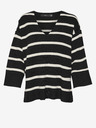 Vero Moda Schwarz-weiß gestreifter Damenpullover Vero Moda Saba