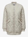 ONLY Cremefarbener gesteppter Damenbomber ONLY Tina