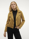 Vero Moda Senffarbene Wildlederjacke für Damen Vero Moda Jose