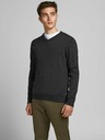 Jack & Jones Dunkelgrauer Basic-Pullover Jack & Jones Basic