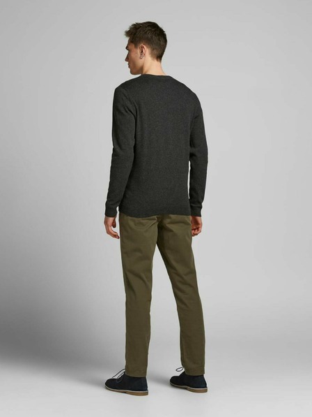 Jack & Jones Dunkelgrauer Basic-Pullover Jack & Jones Basic