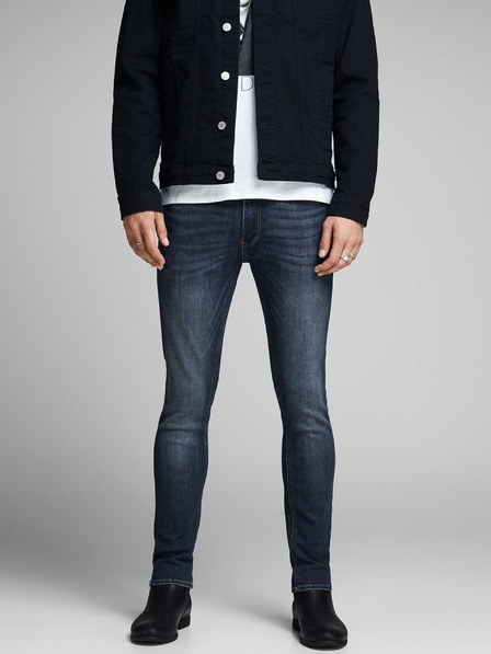 Jack & Jones Dunkelblaue Jack & Jones Liam Röhrenjeans für Herren