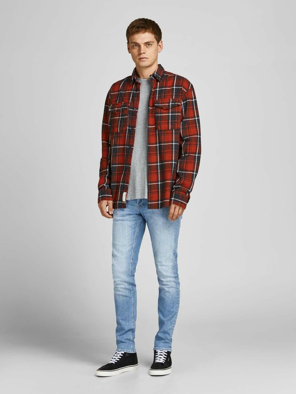 Jack & Jones Hellblaue Skinny-Fit-Jeans Jack & Jones Glenn