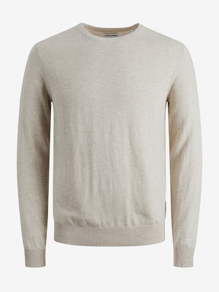 Jack & Jones Cremefarbener Basic Jack & Jones Emil Pullover