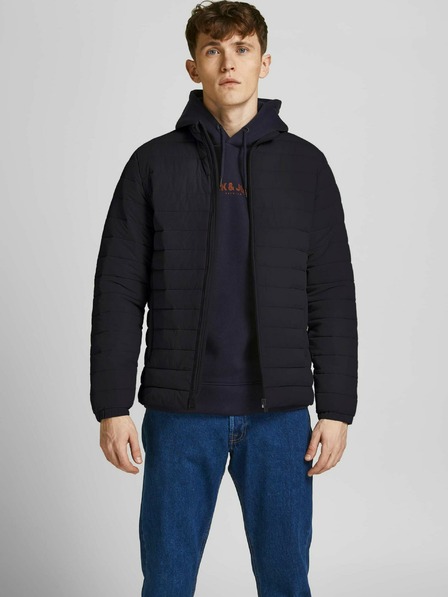 Jack & Jones Schwarze Jack & Jones Puffer Steppjacke