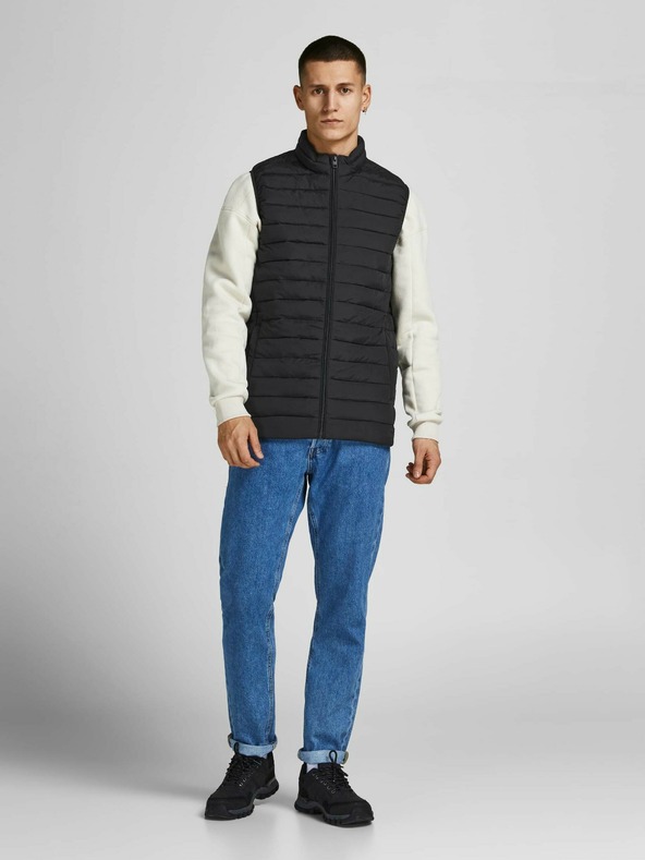 Jack & Jones Schwarze Jack & Jones Steppweste