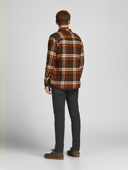 Jack & Jones Schwarze Herrenjeans mit geradem Schnitt Jack & Jones Mike