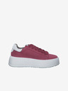 Tamaris Dunkelrosa Damen Wildleder Plateau Sneakers Tamaris