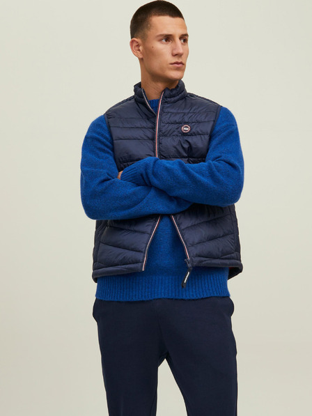 Jack & Jones Dunkelblaue Jack & Jones Hero Steppweste für Herren
