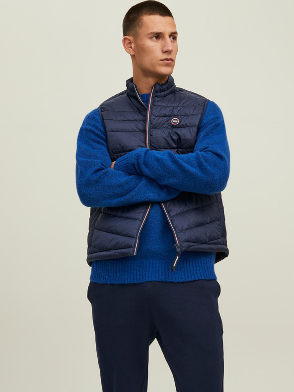 Jack & Jones Dunkelblaue Jack & Jones Hero Steppweste für Herren
