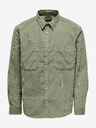 ONLY & SONS Grünes Herren-Cord-Oberhemd ONLY & SONS Alp