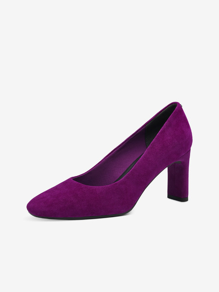 Tamaris Dunkelviolette Damenpumps aus Wildleder Tamaris