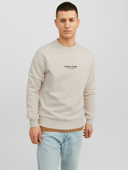 Jack & Jones Jack & Jones Vester Herren Sweatshirt Beige